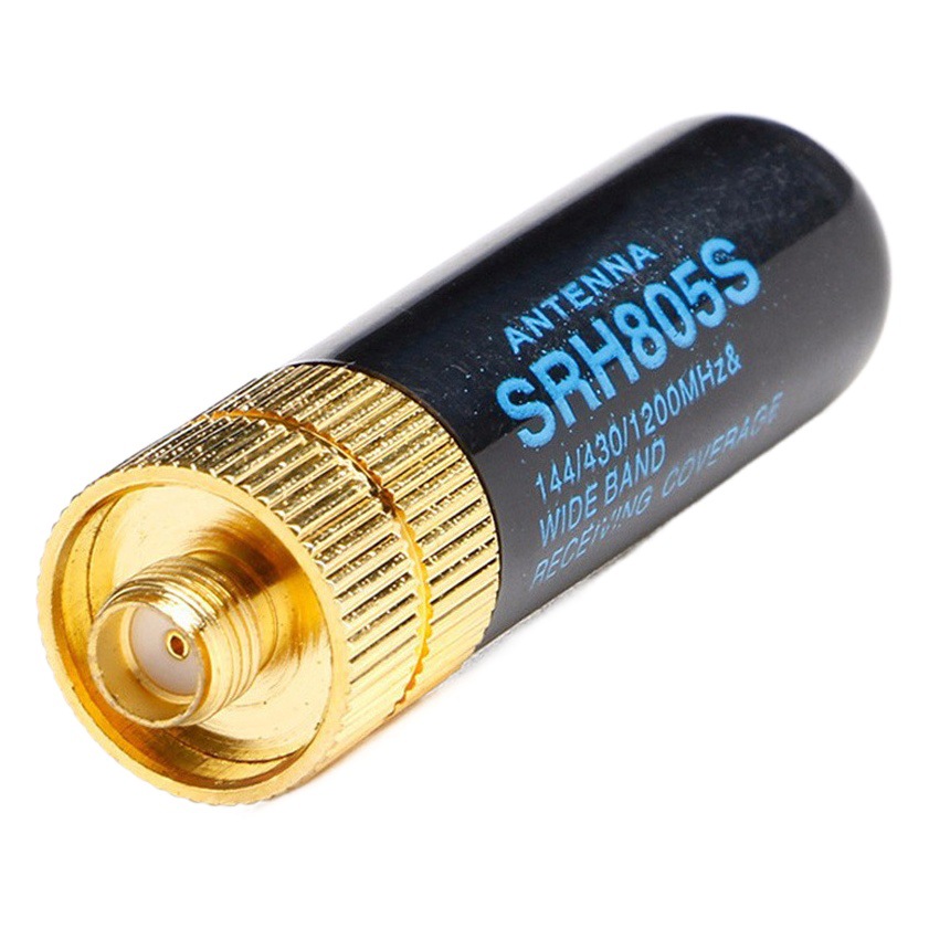 Antena para Walkie-Talkie Baofeng SRH-805S, Antena de Radio Portátil de Doble Banda, Ganancia de 5CM, Antena de Pulgar Ultracorta, Mini Antena