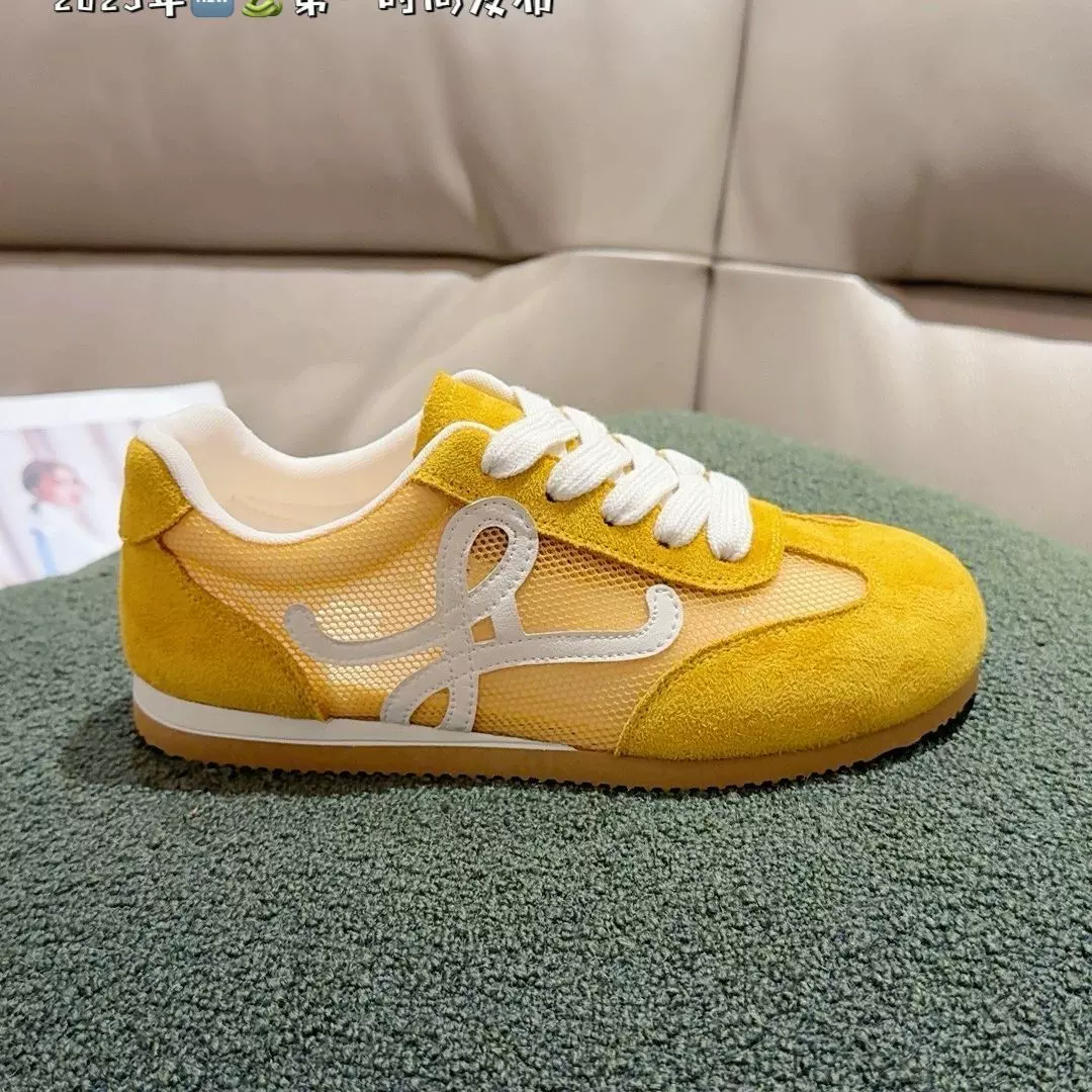 网面阿甘鞋2025春夏新款超轻百搭阿甘鞋超软休闲运动鞋德训鞋女鞋