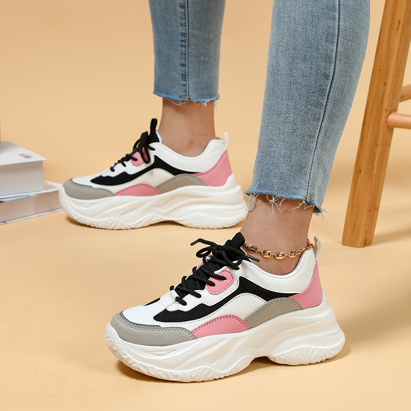 Mulher tênis de basquete tênis atlético tênis sola de borracha tênis de absorção de choque_voghion.com