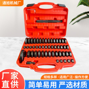 52-Piece Iron Sleeve Bearing Oil Seal Disassembly Tool Hub Bearing Installation and Removal Bearing Extractor Oil Seal Remover