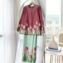 TK������ȹ��װ����ӡ��Ůװ��װ��Baju Kurung��Kurta����ͼ��