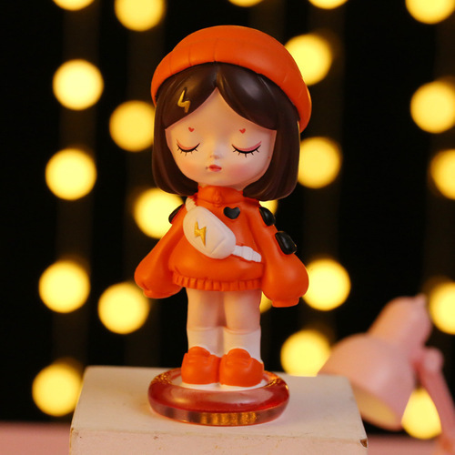 Fancy travel blind box, creative cartoon trendy hand-held office, two-dimensional girl's heart birthday and graduation season gift