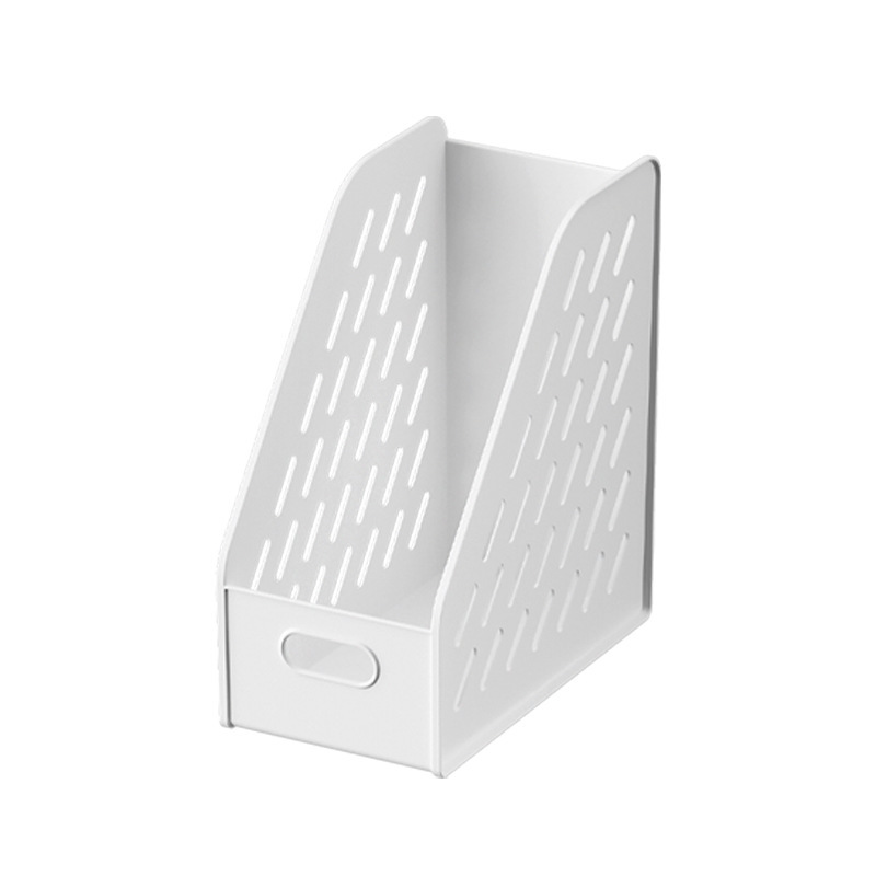 Caja de almacenamiento de escritorio de oficina, estante de organización de documentos de escritorio, estante de carpetas de libros de escritorio, estante de objetos creativos verticales