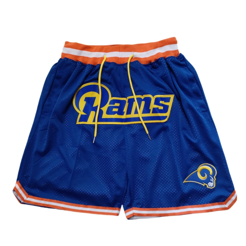 Шорты (JD) в стиле MLB/NFL, с вышитыми логотипами, лёгкие и дышащие, S–XXL