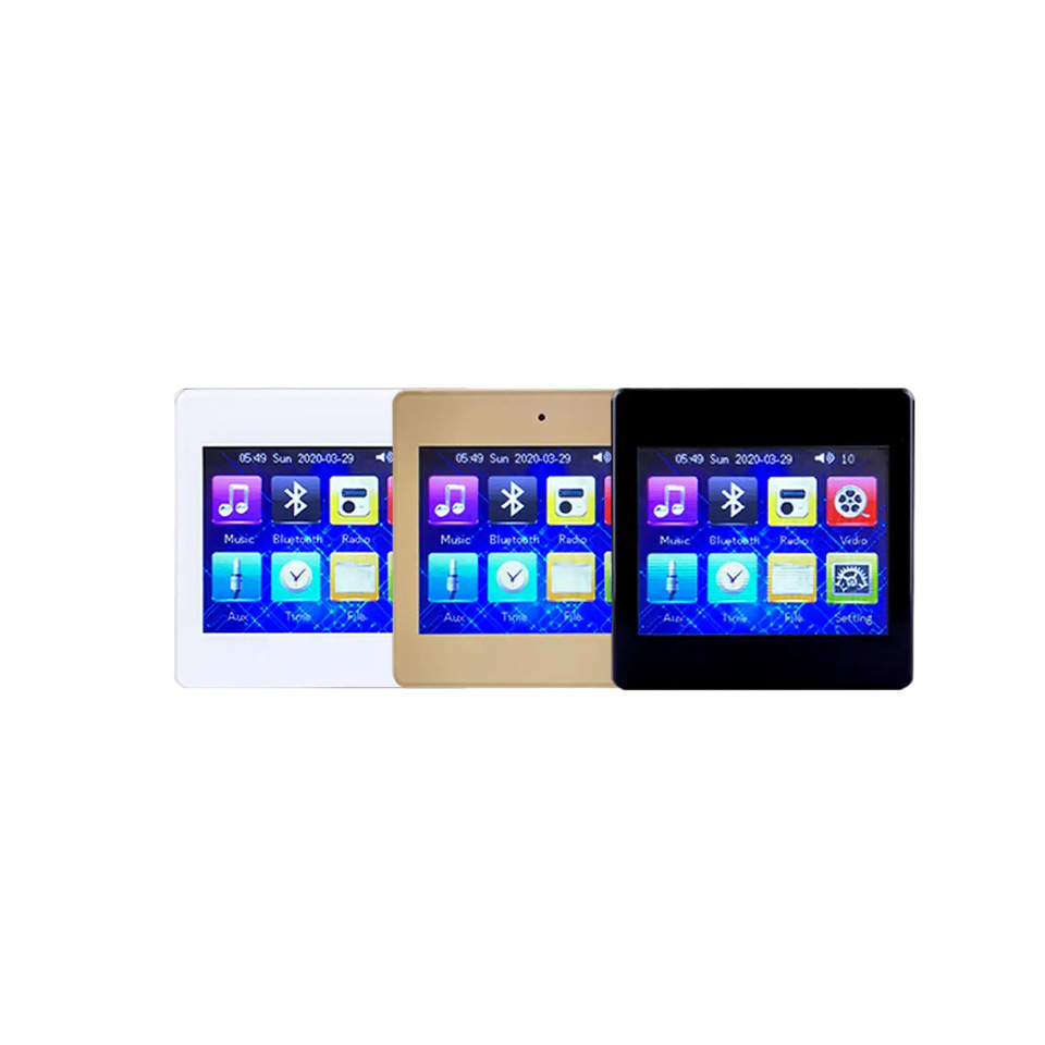 厂家直销触摸背景音乐主机蓝牙智能音乐控制主机音乐主机蓝牙主机