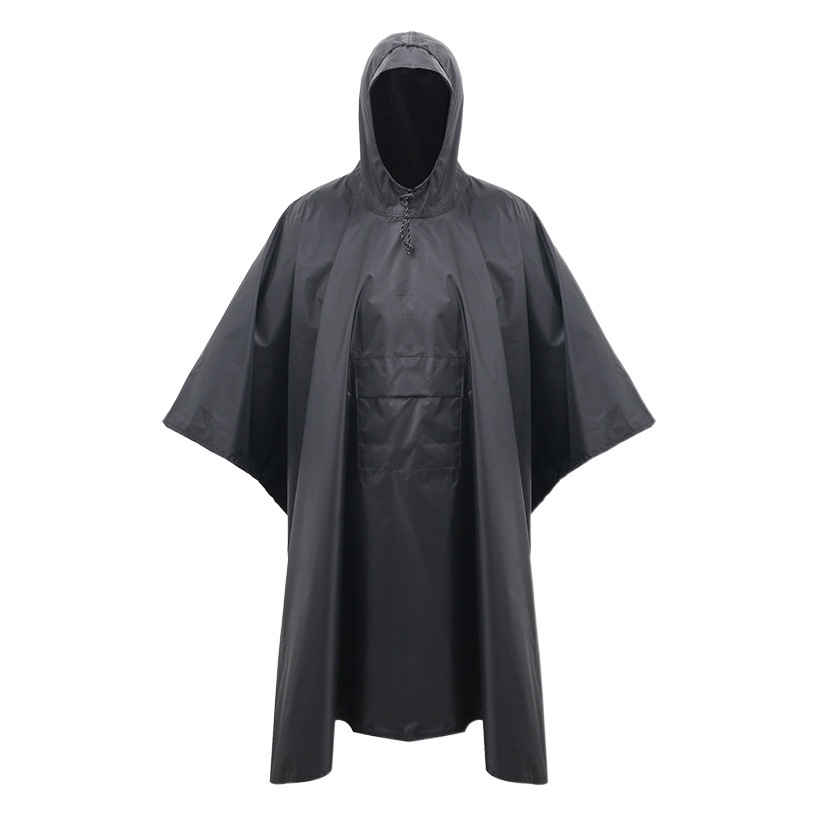 Capa impermeable multifunción tres en uno - Poncho ligero y duradero para exteriores, toldo/alfombra de suelo, para caminatas/senderismo