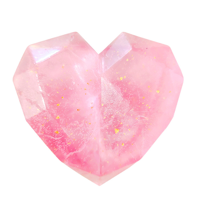 핑크 금박 사랑 비누