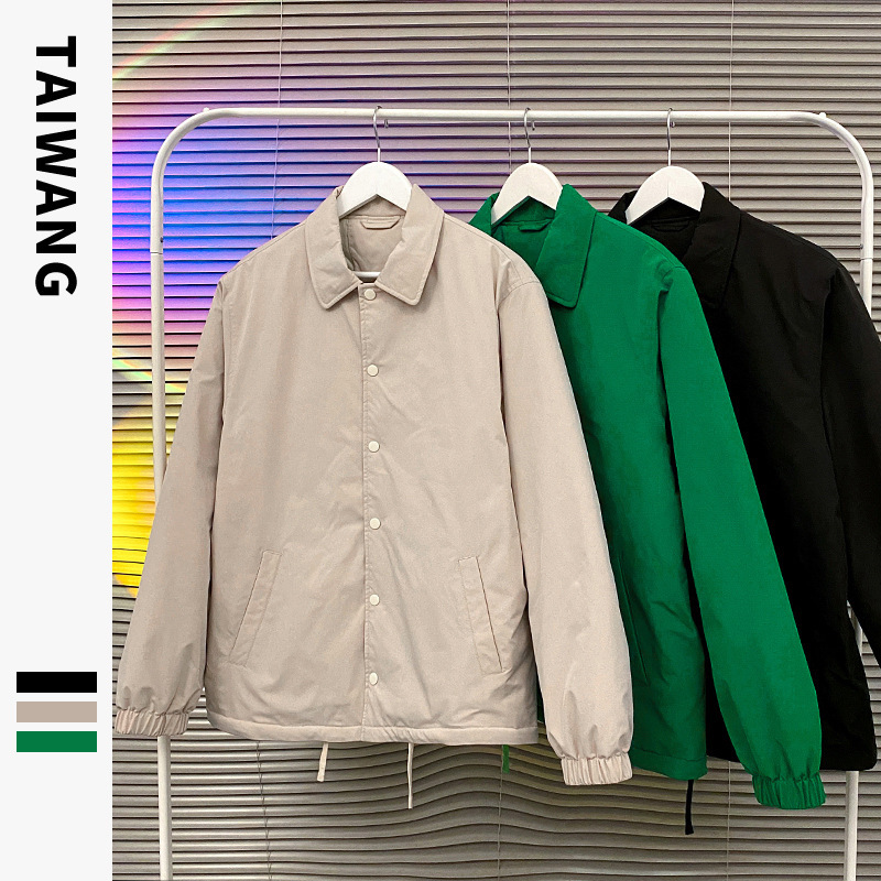 泰王男装丨潮牌棉衣男2022秋冬季新款男装外套街头嘻哈宽松棉服男