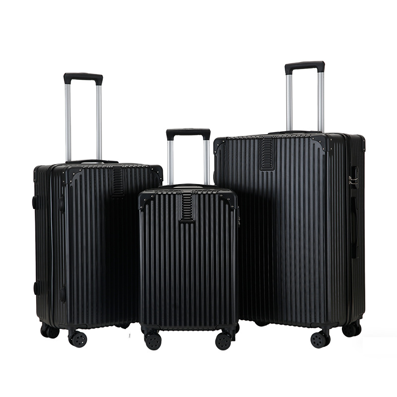 Reisekoffer Suitcase 20/24/28 Zoll Gepäck Außenhandel Drei-teiliges Set Luggage Koffer mit Zahlenkombination und Griff