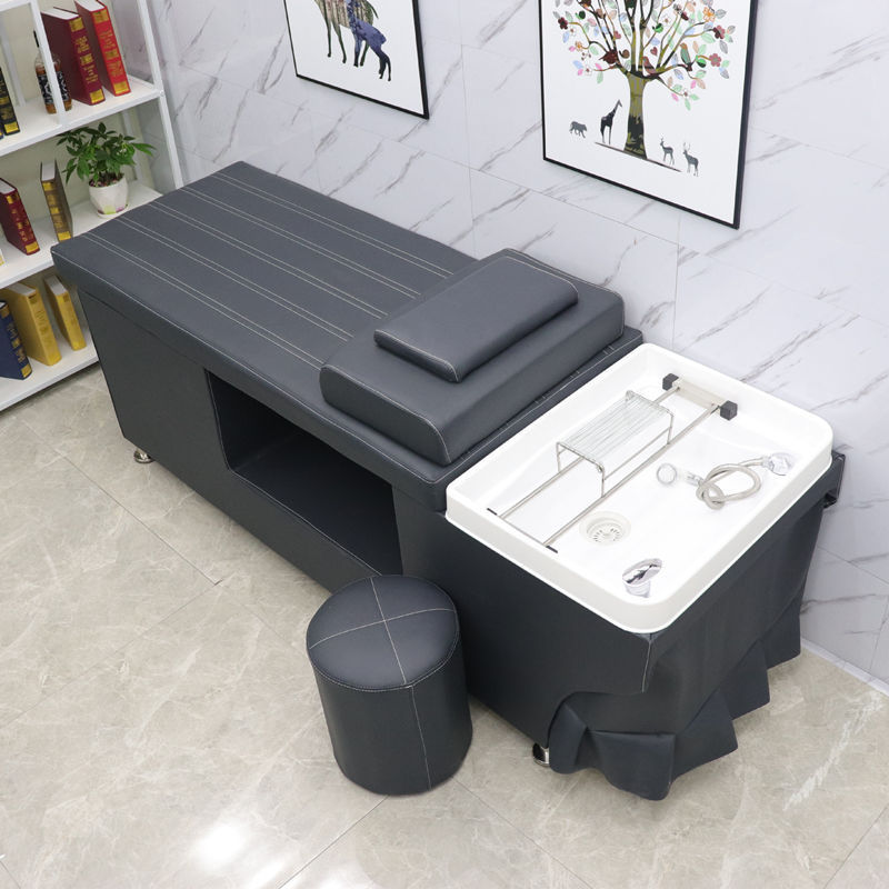 送料無料タイ式シャンプーベッド理髪店専用ヘアサロン美容室耳かき燻蒸マッサージ給湯器付きヘッドセラピーベッド|undefined