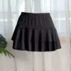 Black (two-layer skirt)