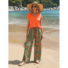 Z 92112 Floral Loose Two-piece Set �黨�����������¿���