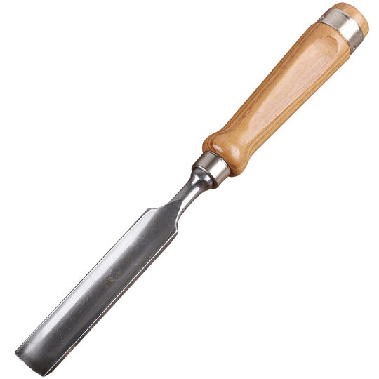 Cross-border Craftsman tools Fraxinus mandshurica new woodworking chisel Beech 6160 chrome vanadium steel flat chisel Carpenter flat chisel wholesale