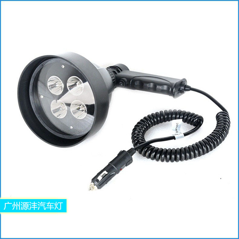 New Led Outdoor Portable Handheld Light 6-Inch 40W High-Brightness Road Maintenance Work Light Night Fishing Searchlight Detection