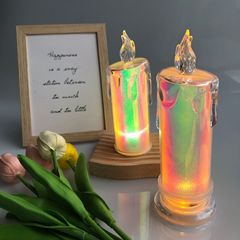 幻彩星空模擬電子キャンドルライトins涙キャンドルledライトバレンタインデー誕生日装飾雰囲気ライト
