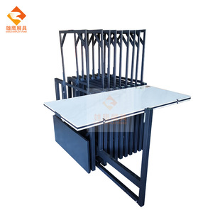 Factory direct supply ceramic tile pulling rotating display rack stone display cabinet floor tile large plate display rack rock plate push-pull display tool