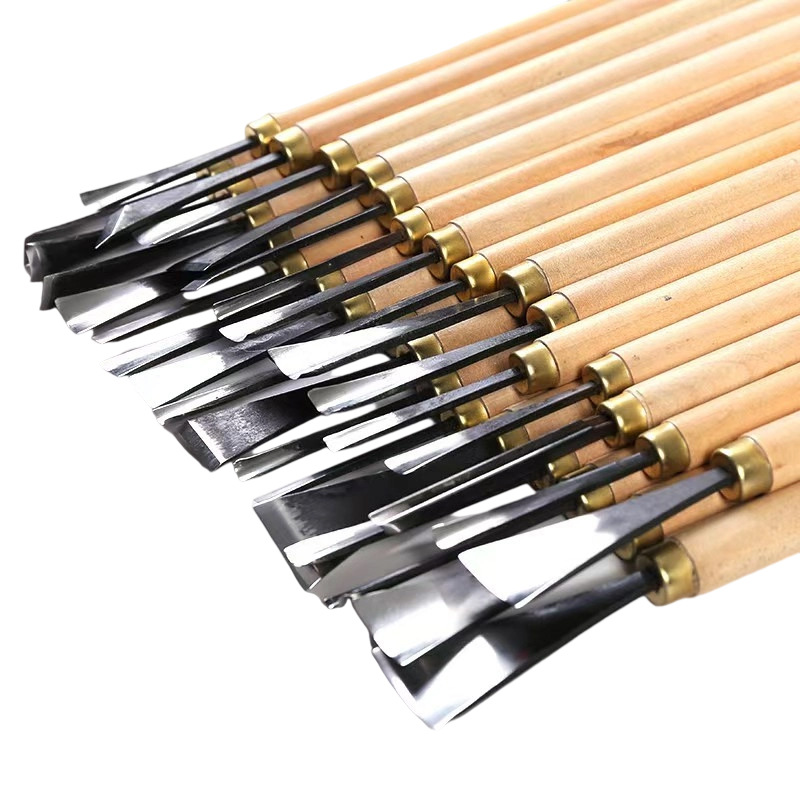 Juego de Cuchillos de Talla y Grabado Set de 31 Piezas para Escultura en Madera