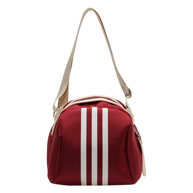 Летняя полосатая нейлоновая ткань Черепаха Сумка-ракушка Модная сумка через плечо Повседневная модная маленькая сумка большой емкости