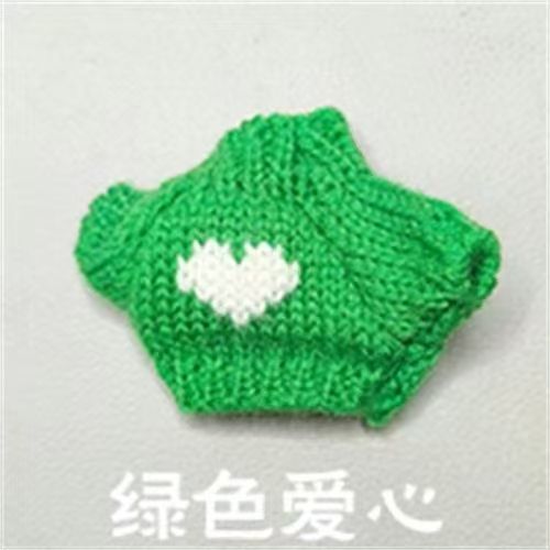 잔디 녹색 + 흰색 사랑의 마음