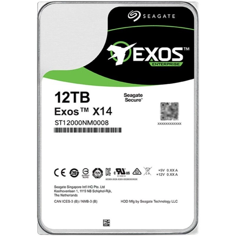 Оригинальный Galaxy ST12000NM0008/001G сервер хранения предприятия 12ТБ