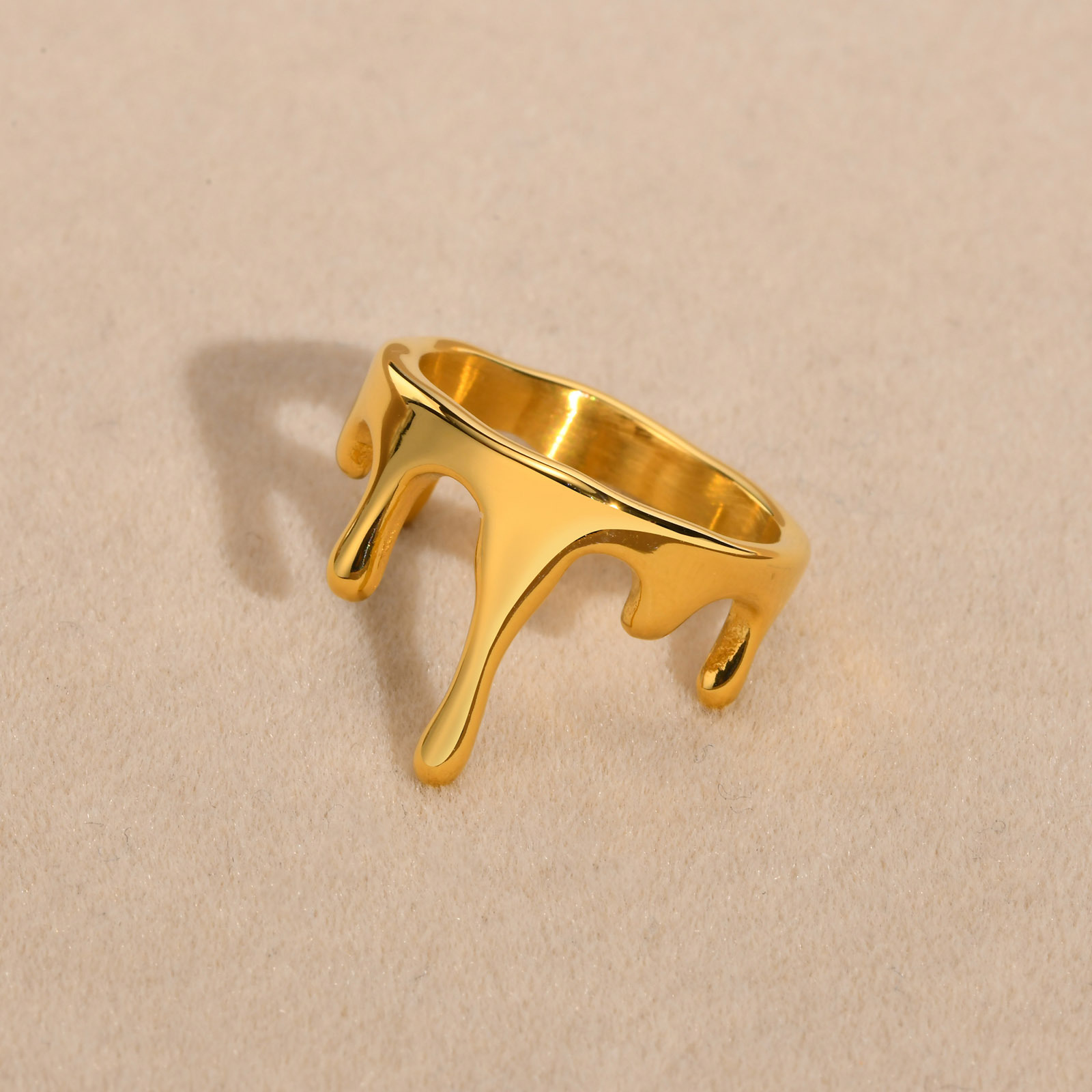 4g Weight Vacuum Plating Gold Plating Process Gold Plated Plating Material Rings Classification 6, 7, 8 Ring Size 1 Piece Quantity Daily Occasion 304 Stainless Steel Material Geometric Pattern Women'S Gender Plating Design Fashion Style Wholesale Jewelry Fashion Geometric 304 Stainless Steel Gold Plated Plating Stainless Steel Rings 12
