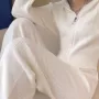 秋冬休闲华夫格针织裤子