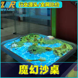 小型沙桌互动儿童乐园裸眼3d全息投影淘气堡沙盘亲子设备厂家批发