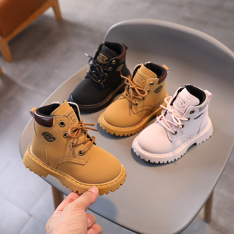 Boys' Martin 2023 Korean Edition Autumn New Walk Short Boots Small, Medium, and Large Children's Soft_voghion.com