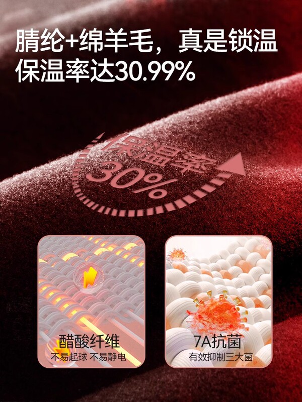 德绒秋裤女秋冬季无痕保暖裤内穿线裤高腰加绒衬裤棉裤紧身打底裤|undefined