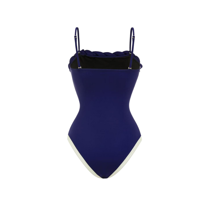 Women's Clothing Fashion Sexy Slim Fit One Piece Swimsuit For Women With Nylon Belt Two Piece Swimsuit Set_ecoleips.com