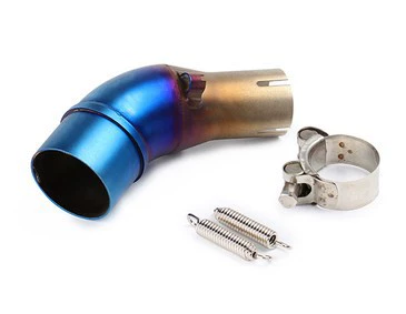 Motorcycle exhaust pipe Mt03 Adapter Yzf-R3 Original - r3-modified-blue-adapter