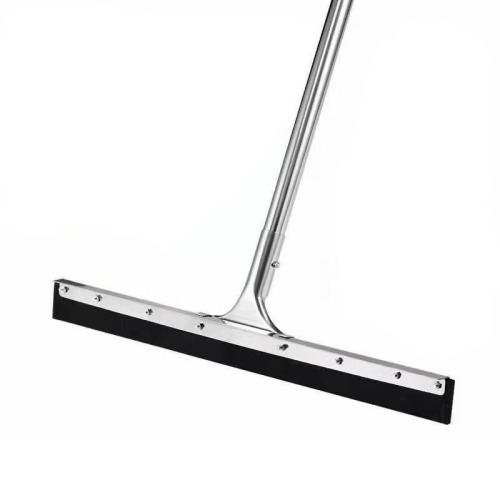 Wholesale glass scraper straight head window cleaner steel pole silicone floor scraper water pusher rotary head scraper