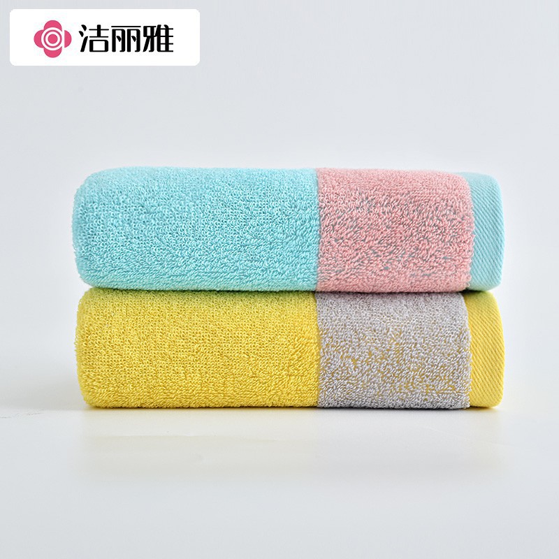 洁丽雅210042纯棉毛巾男女卡通纯棉擦脸速干柔软面巾