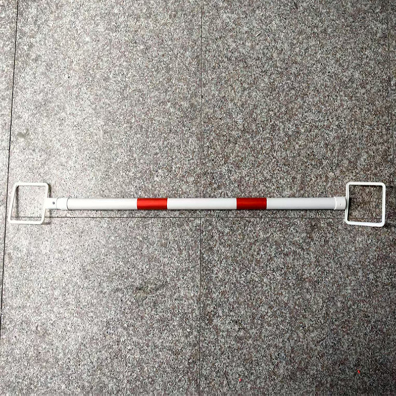 5 anillos cuadrados retráctiles rojos y blancos