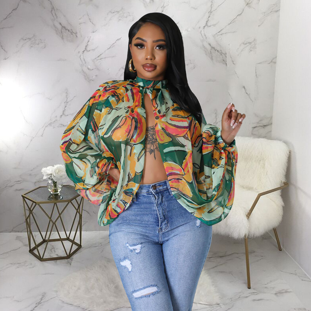 Women's Cardigan Long Sleeve Blouses Vintage Style Streetwear Geometric display picture 104