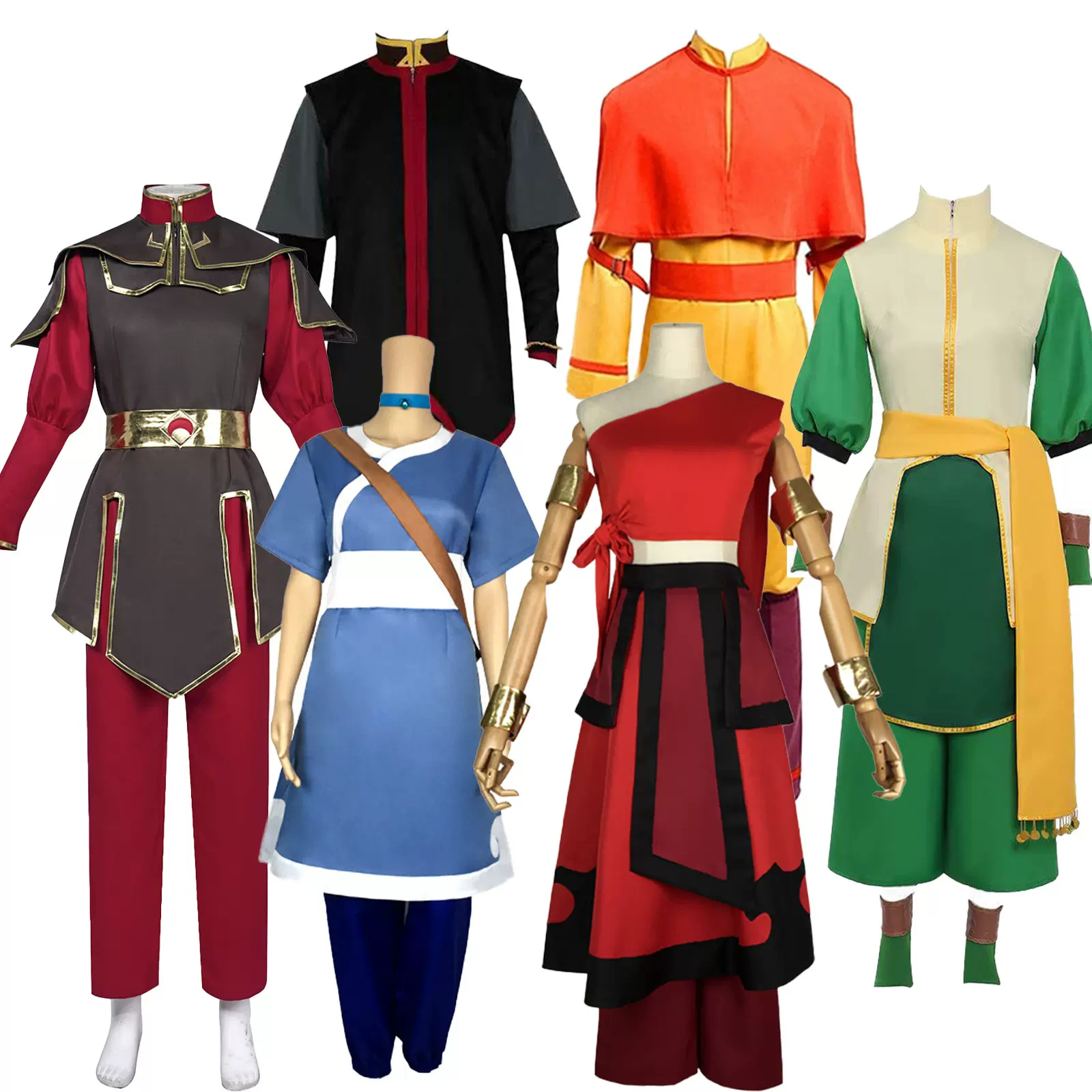 卡塔拉cos蓝色服装 降世神通卡塔拉cosplay服装 舞台表演服