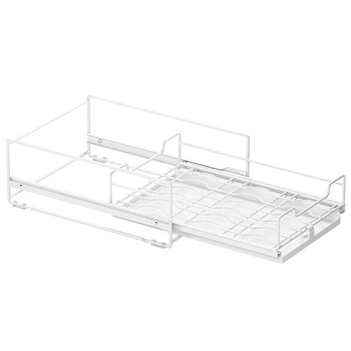 Installation-free dish storage rack cabinet pull-out dish rack pull basket drawer-type kitchen rack bowl plate storage
