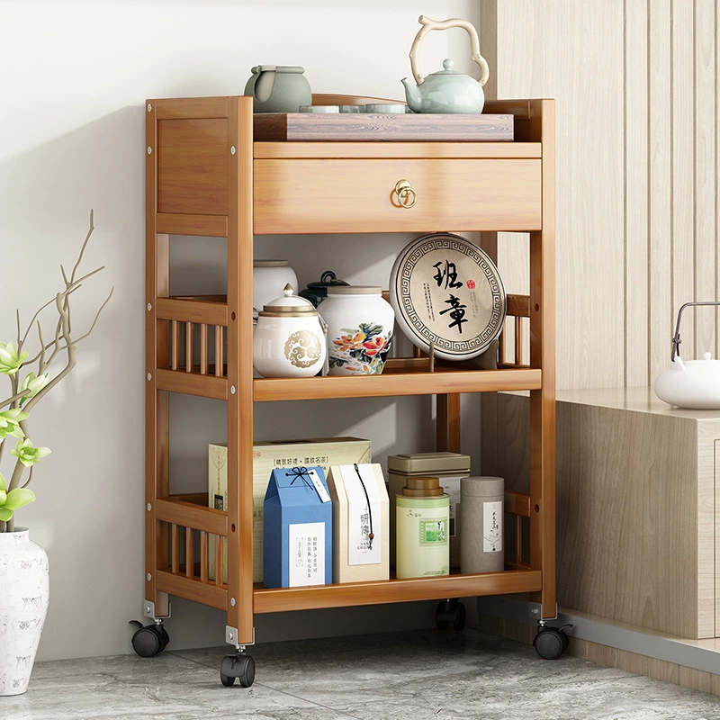 Чайная стойка Журнальный столик Маджонг Стол Приставной столик для гостиной Бытовой Простой Свет Роскошный Современный Маленький Мобильный Стойка Буфет