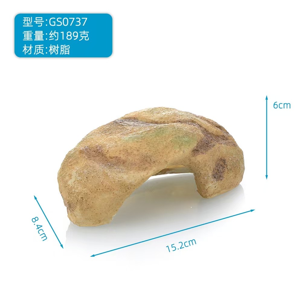 Mascota trepadora, tortuga, terraza trepadora, araña, hámster, lagarto, guardián, serpiente, refugio, decoración de resina, decoración, descanso, decoración, alimentación