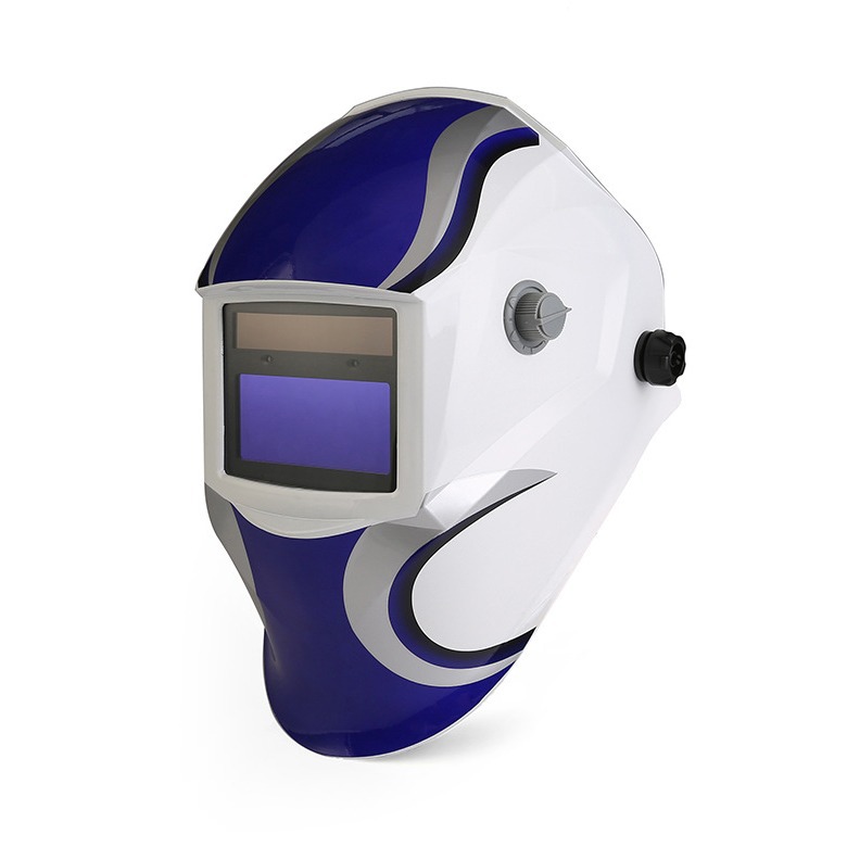 头戴式太阳能自动变光电焊面罩防强光防弧隔热焊工烧焊