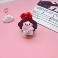 Кукла ручной работы diy шерстяные вязаные куклы готовые вязаные куклы готовые вязаные куклы принцесса свинья аксессуары