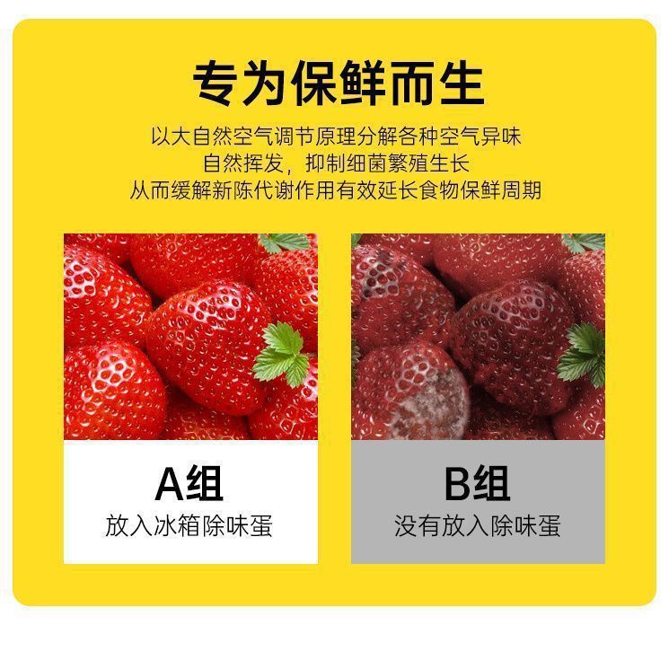 メーカー冷蔵庫消臭剤、消臭卵、防臭、多目的吸着、ホテル家庭用浄化臭神ローラー|undefined