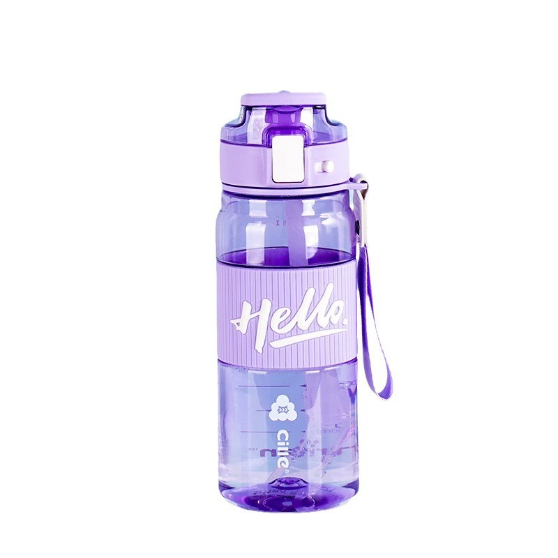 Summer capacious high quality tea cup for gym, space handheld teapot for students