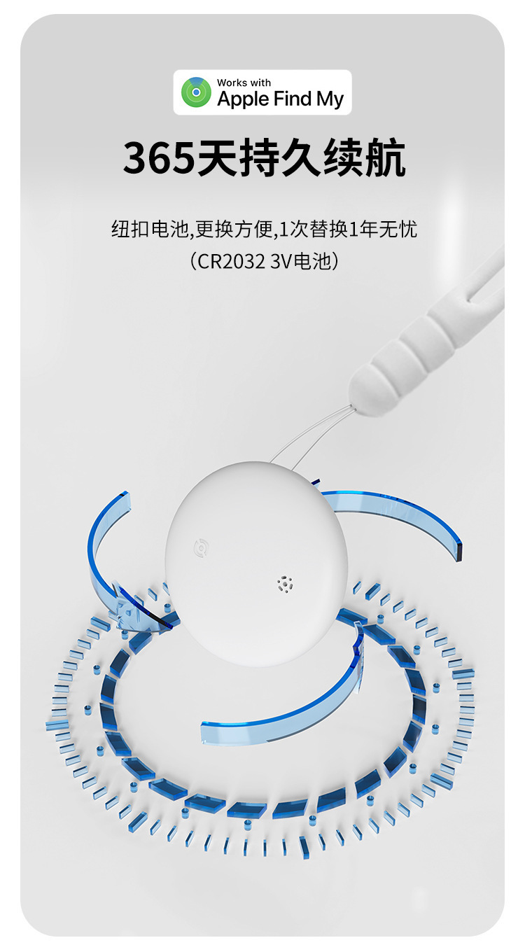 Universal Bluetooth-Tracker mit Magnet und wasserdichtem Design für Apple Find My und Android - Globaler Positionierer für Haustiere und Gegenstände