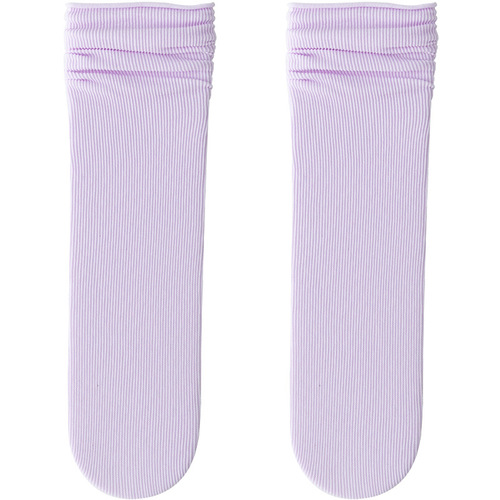 Socks for women spring and summer new velvet pile socks macaron solid color mid-calf socks student stockings Zhuji socks