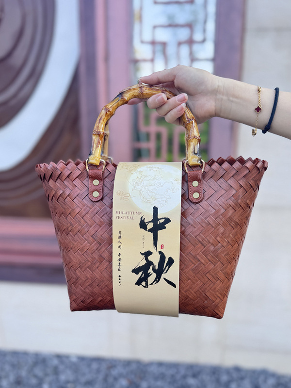 高档中秋节礼品盒送客户公司活动礼物中秋节月饼包装袋伴手礼包包|undefined