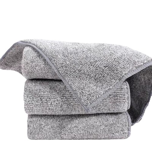 Japanese bamboo charcoal fiber thickened kitchen absorbent rag household cleaning degreasing dish towel decontamination does not shed lint cleaning