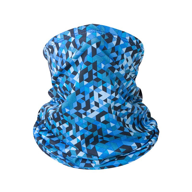 Verano delgado hielo buñuelo mágico de color sólido, montaña, ciclismo, máscara solar, protección de cuello transpirable