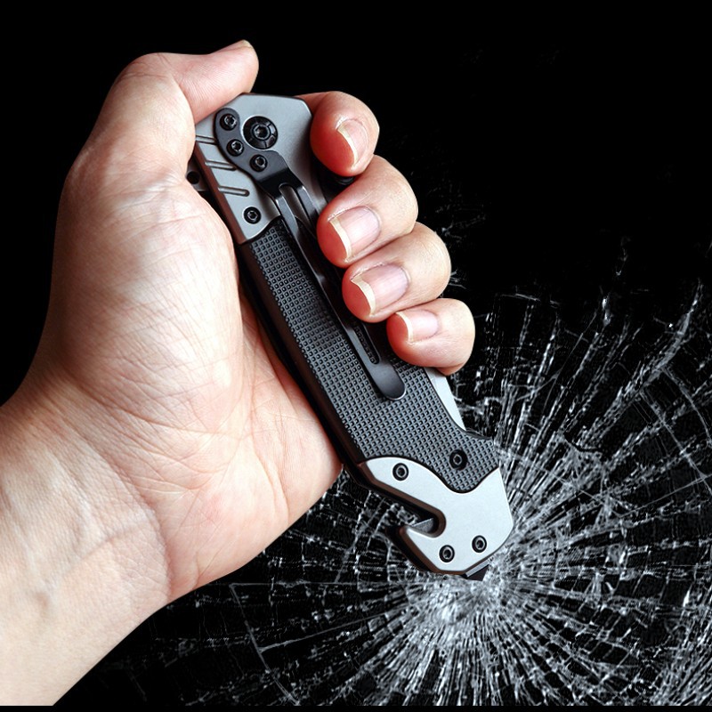 多功能刀高硬度户外刀防滑手柄具随身便携防身小刀野外露营求生刀