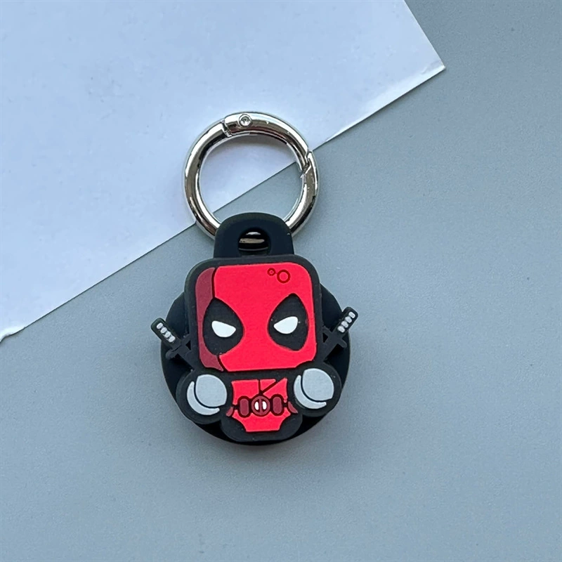 Подходит для Apple AirTag Protector Cartoon Silicone Anti-Loader Брелок для ключей Airtag Tracker Soft Shell